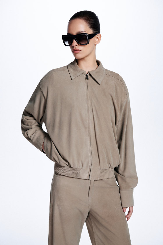 Minky  Chamois Jacket Taupe Gris