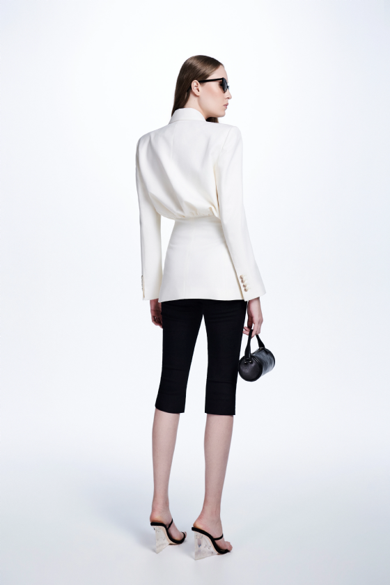 Monica Wool Blazer  Off White