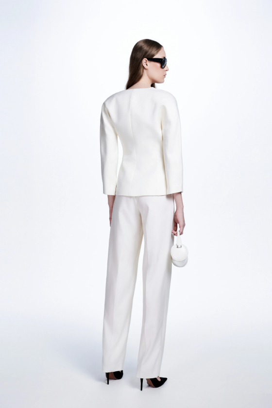  Maximum Wool Blazer Off White