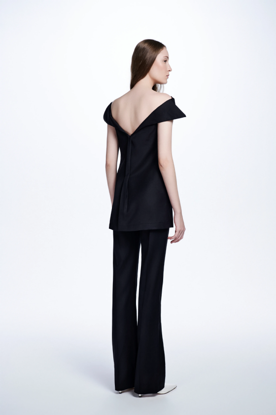Mosni Fs Wool Blouse Black