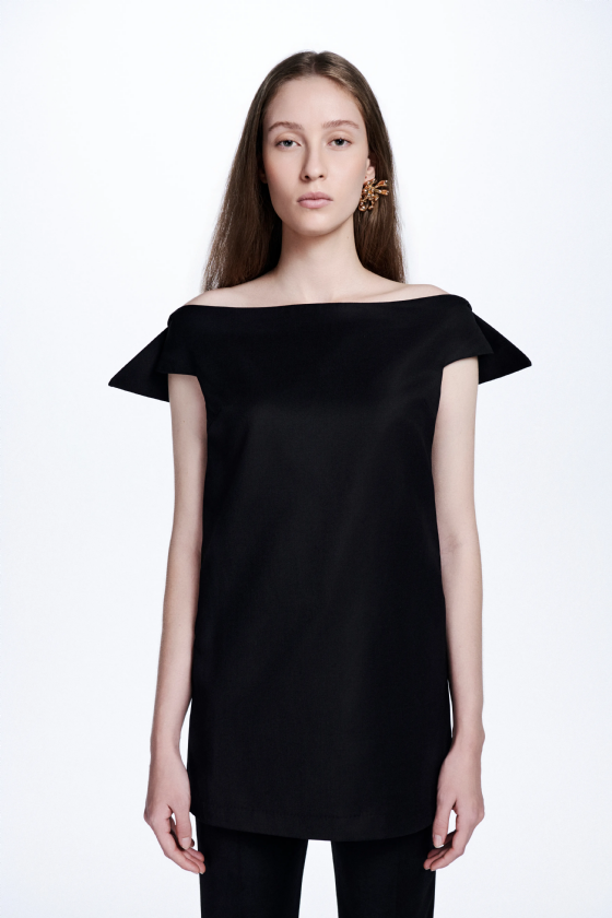 Mosni Fs Wool Blouse Black