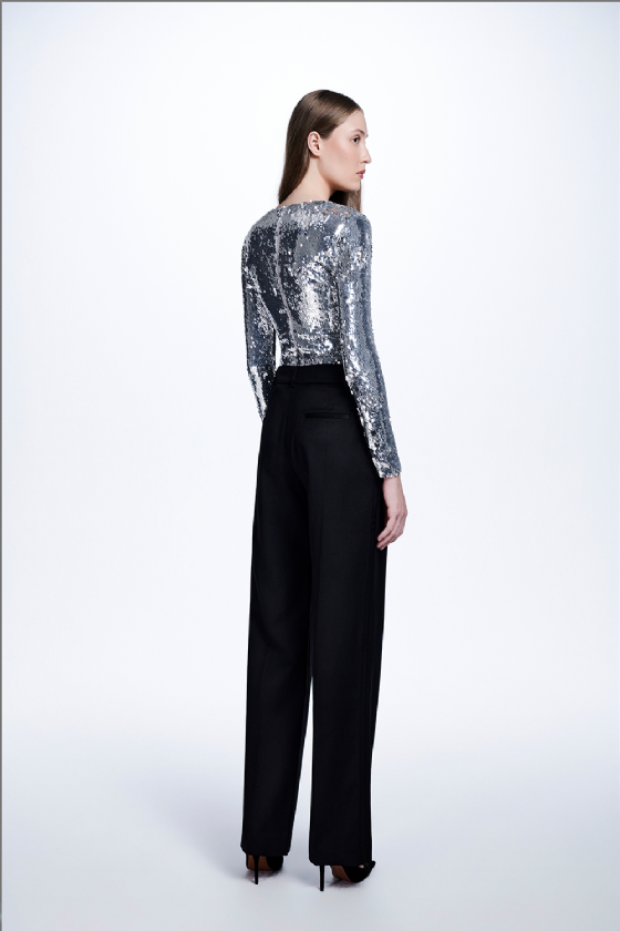 Fb Mafe Wool Trousers Black