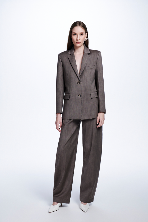 Mc Marcy Wool Trousers  Light Brown