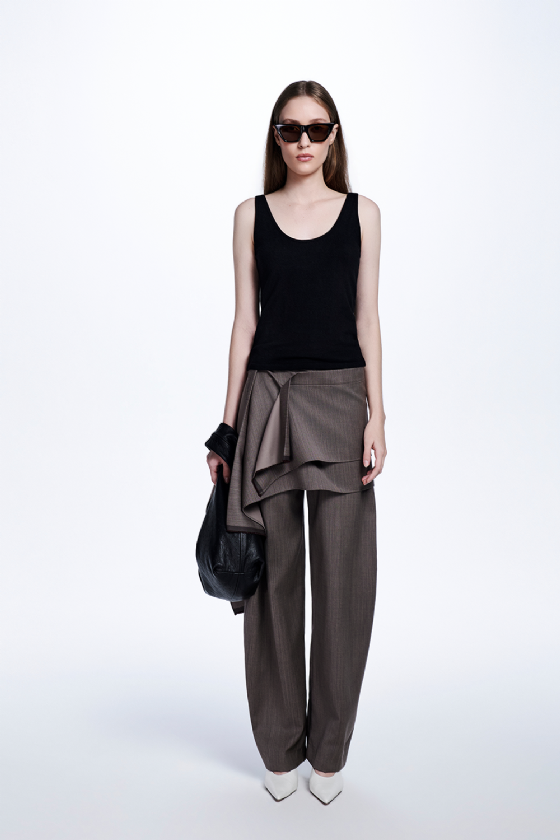 Mc Muty Wool Skirt  Light Brown