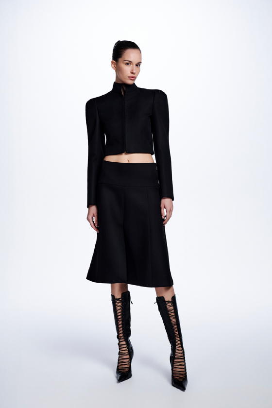Mônaco Twill Skirt  Black