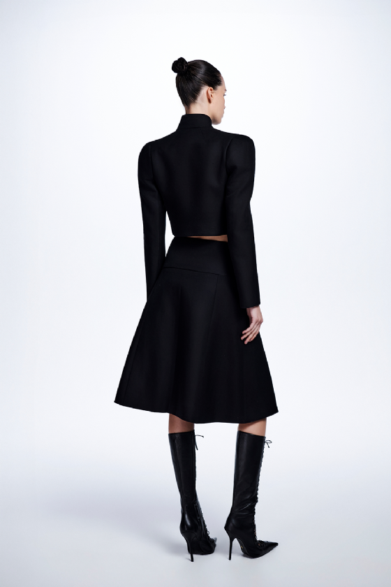 Mônaco Twill Skirt  Black
