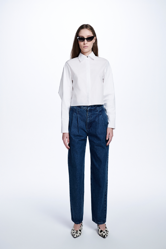 Honey Tricoline Shirt Off White