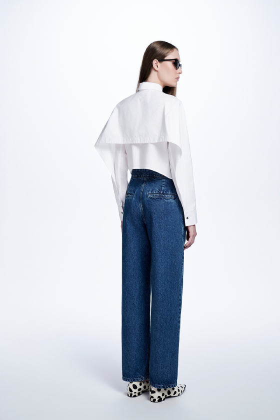 Honey Tricoline Shirt Off White