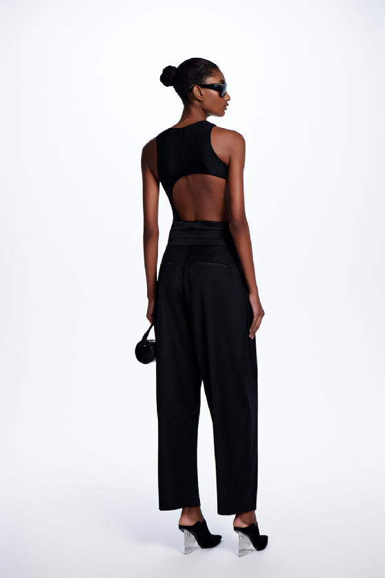 Murva Knit Swimsuit Black
