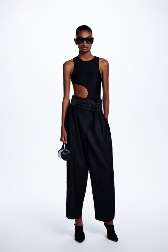 Murva Knit Swimsuit Black