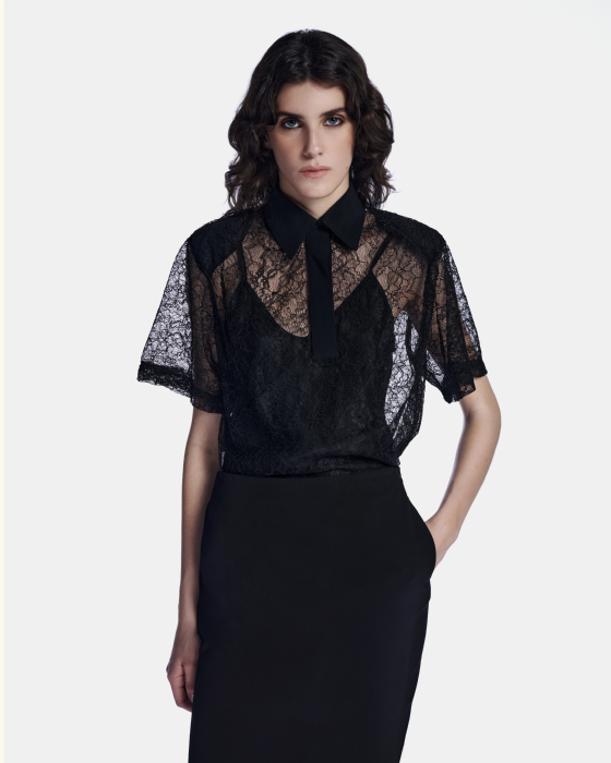 Lanaina Lace Blouse Black