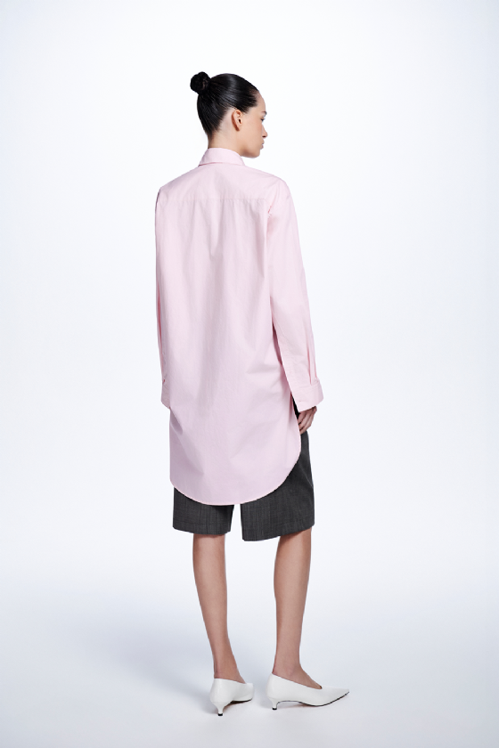 Mismarty Poplin Shirt Light Pink