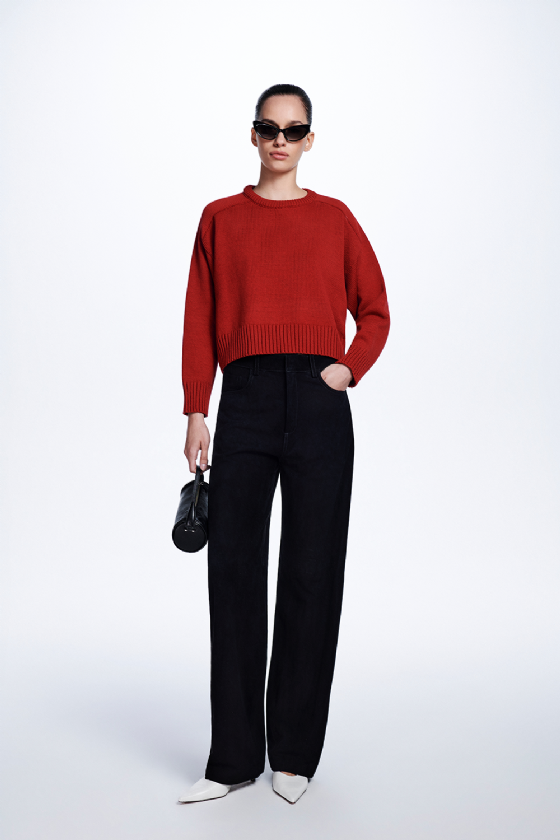 Moumou Knit Top Rouge