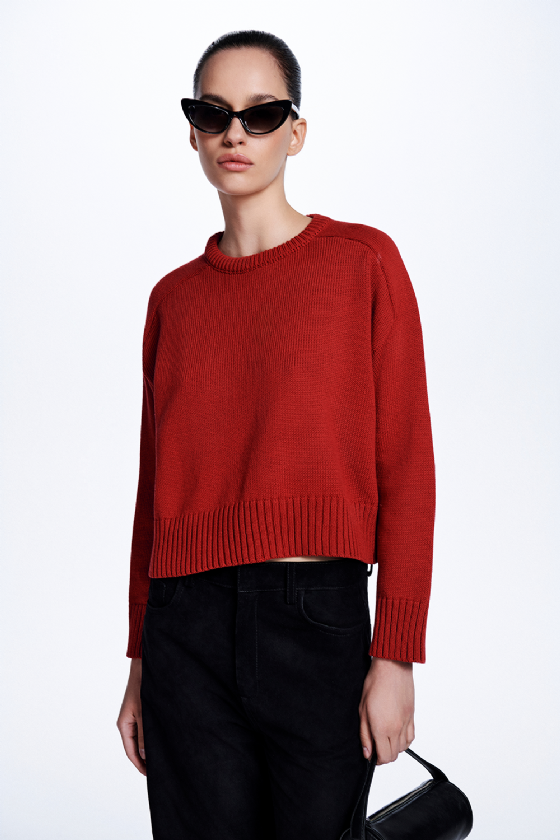 Moumou Knit Top Rouge
