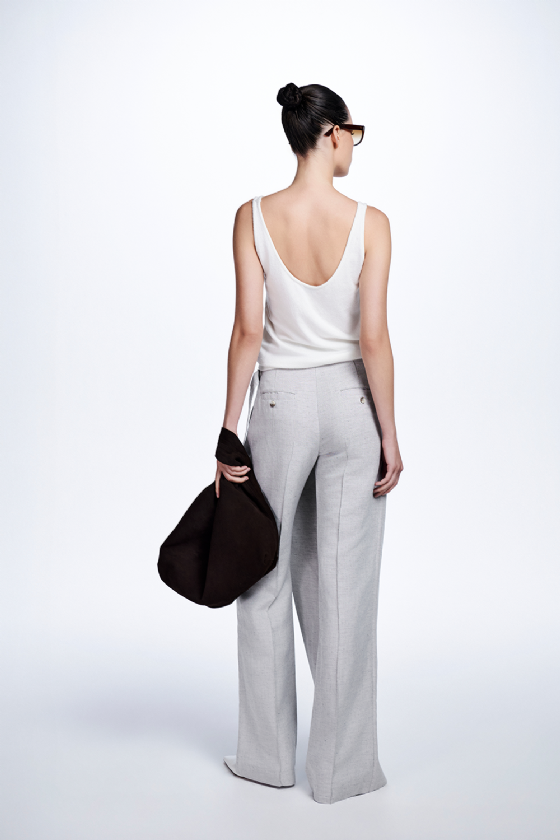 Mosali Knit Tank Top White