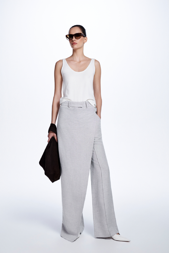 Mosali Knit Tank Top White