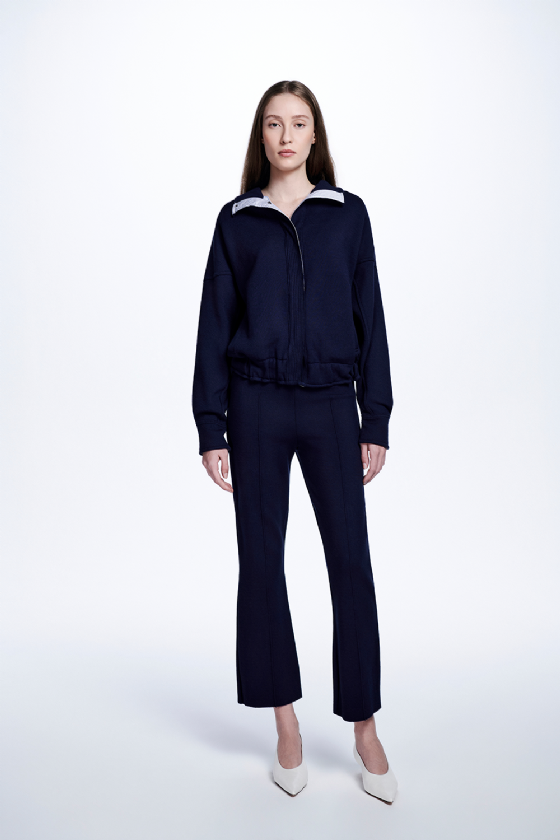  Mivet Knit Jacket Navy