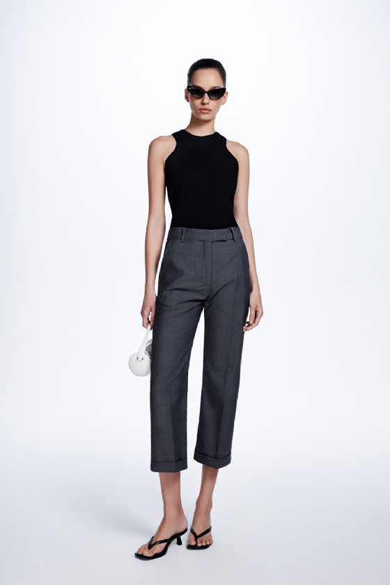 Mastik Knit Tank Top Black