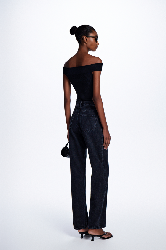 Mayala Knit Bodysuit Black