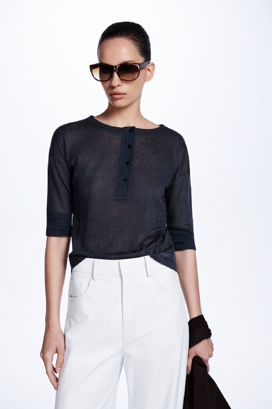 Moepala Leather Trousers White