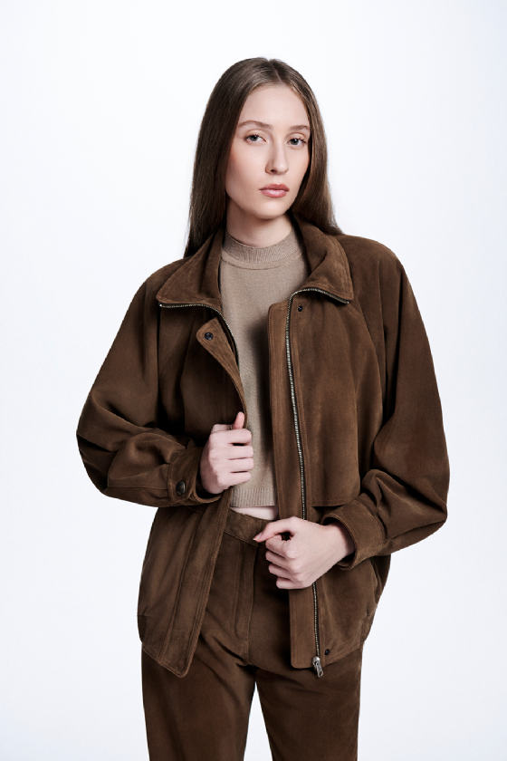 Mazi Chamois Jacket Sepia