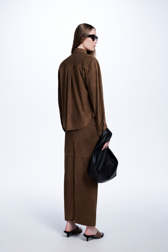 Mire Chamois Shirt Sepia