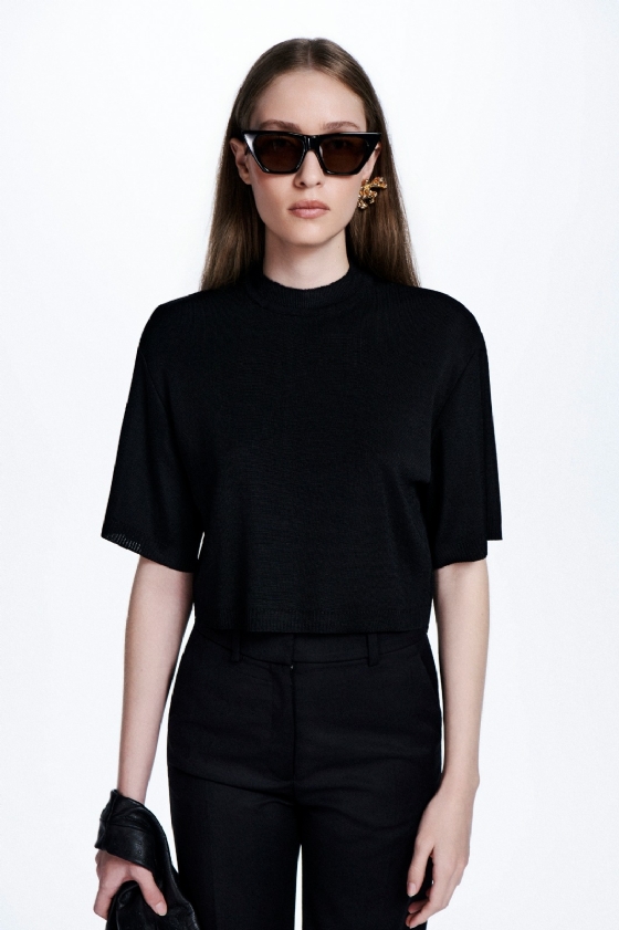 Miska Wool Trousers Black