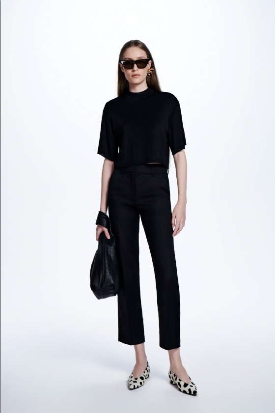 Miska Wool Trousers Black