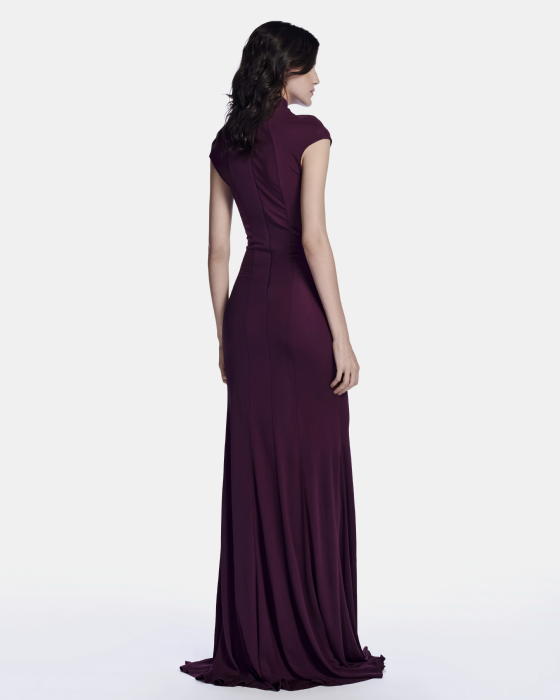 Ligura Jersey Dress Light Wine