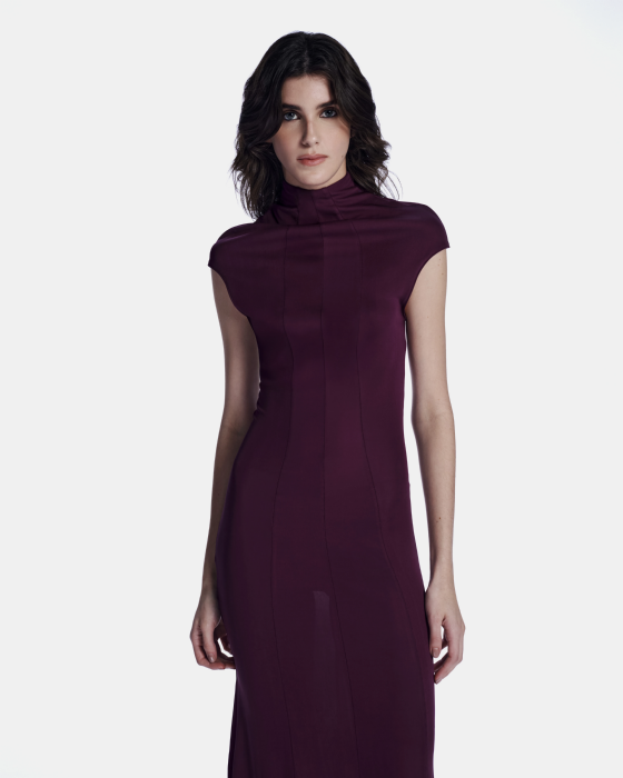 Ligura Jersey Dress Light Wine