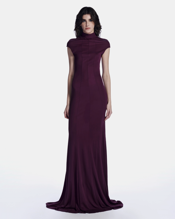 Ligura Jersey Dress Light Wine