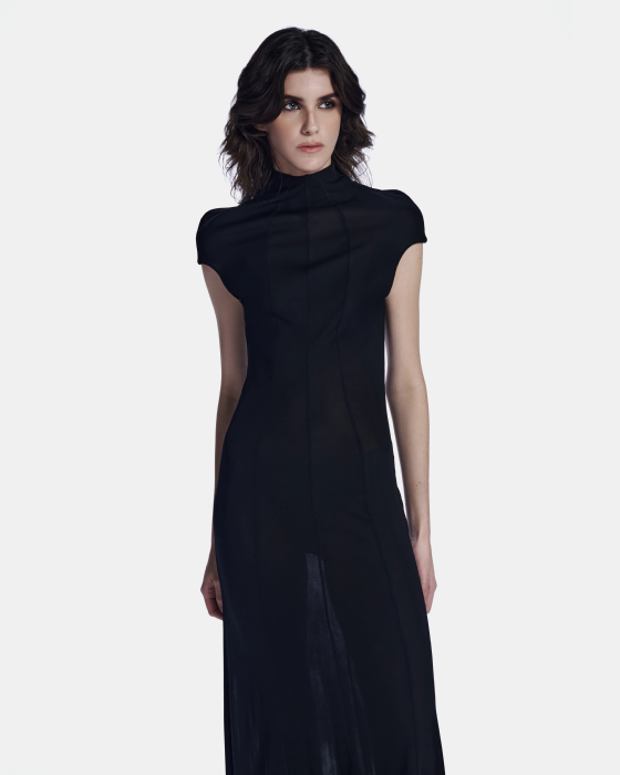 Ligura Jersey Dress Black