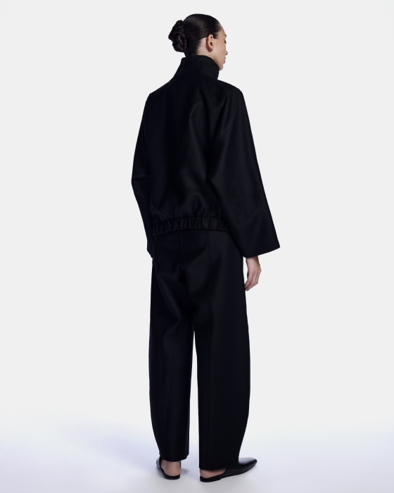 Legale Wool Trousers Black