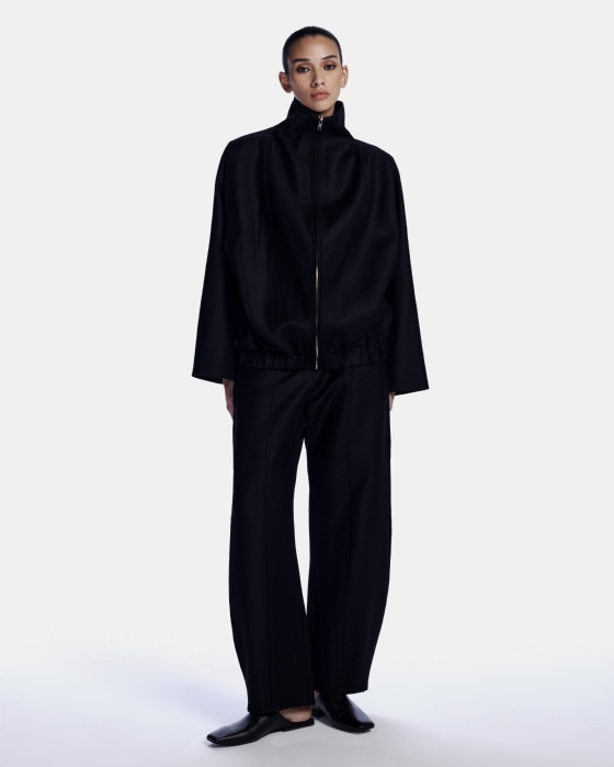 Legale Wool Trousers Black
