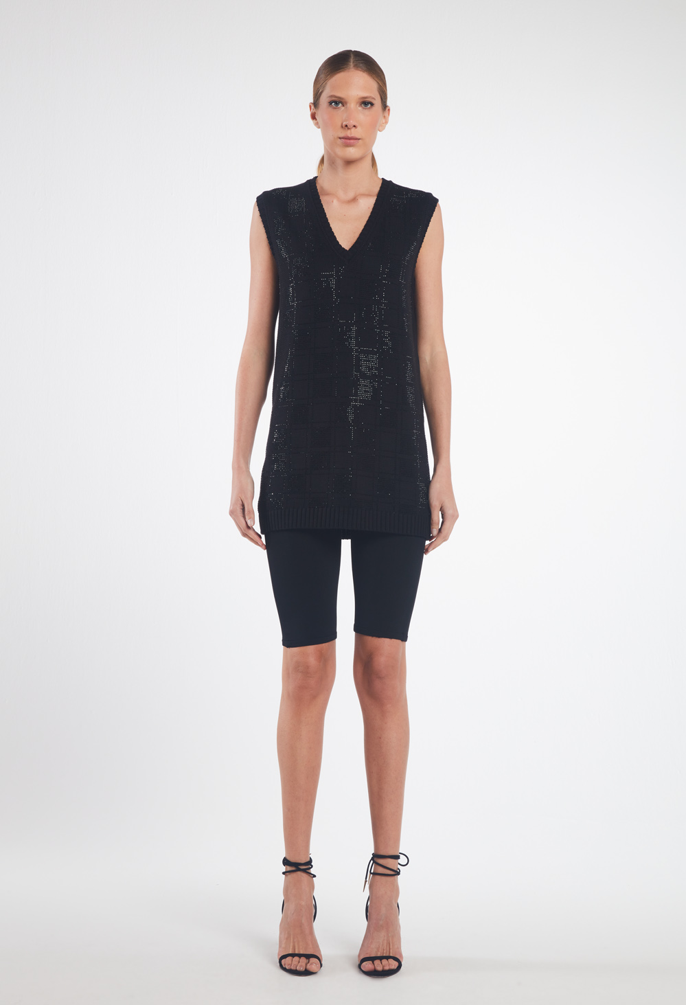 Knitted Bermuda Shorts Clo I Black