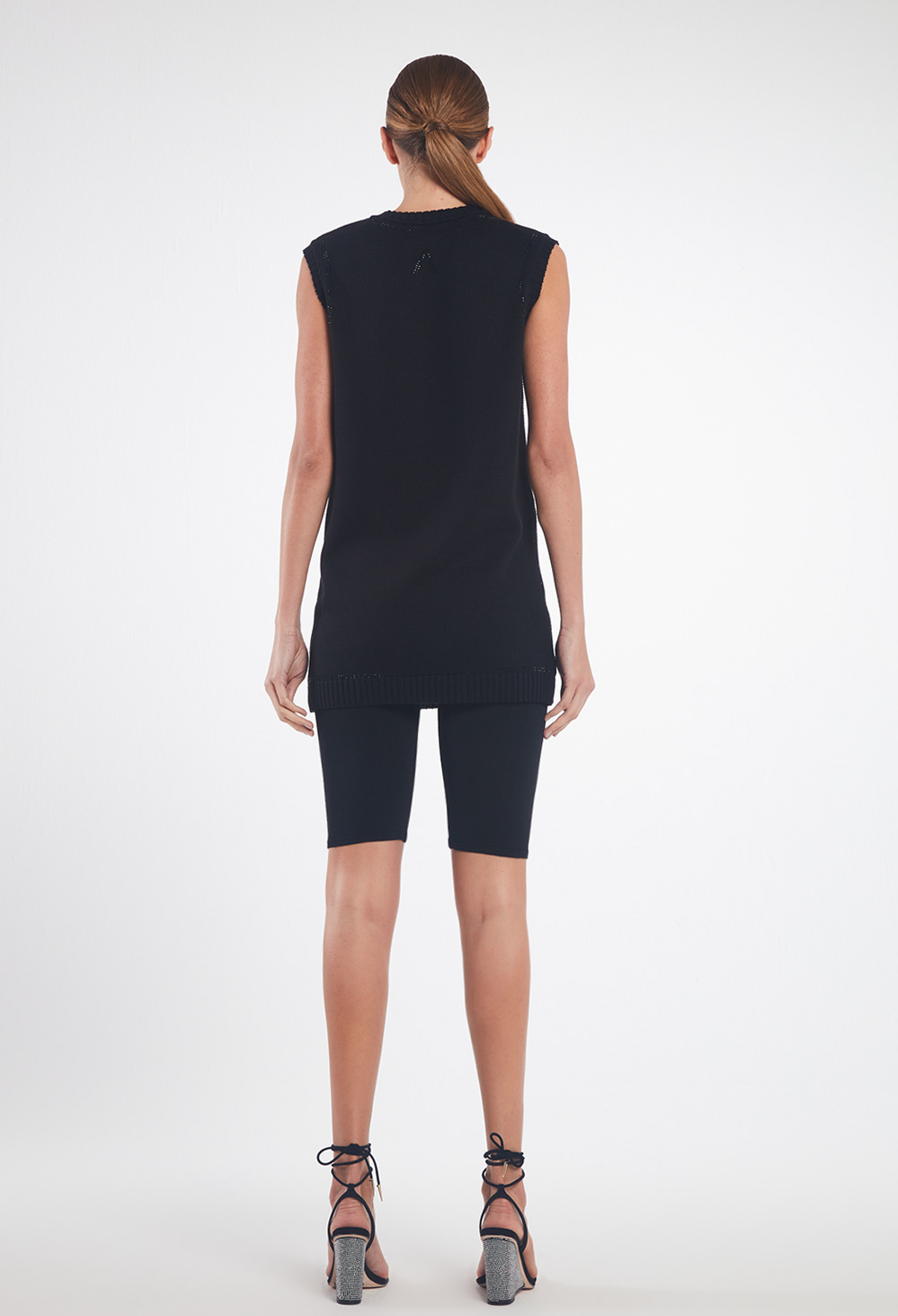 Knitted Bermuda Shorts Clo I Black